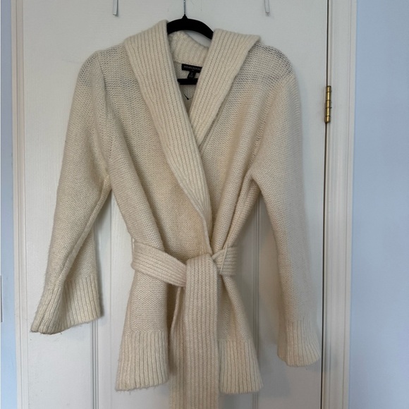 Banana Republic Knit Cardigan cream women’s large - Picture 1 of 2